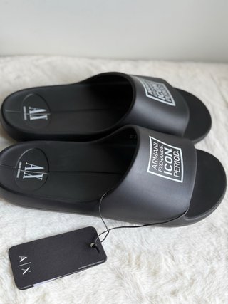 Sandali Armani Exchange Icon Period Neri NUOVI 38
