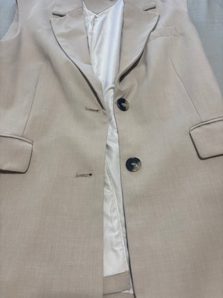 Chaleco Bershka Beige Talla M