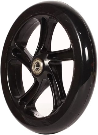 Rueda Negra Patinete y Otros Usos