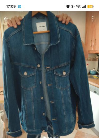 Cazadora Vaquera Hombre XXL Made in Bangladesh