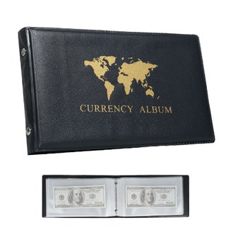 ALBUM 20 HOJAS PARA 40 BILLETES NUEVO