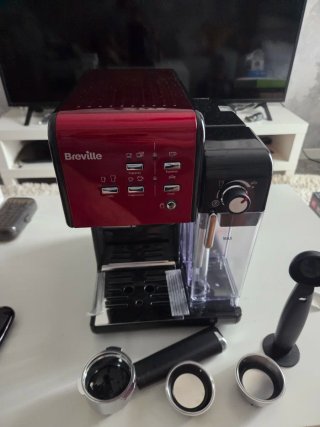 Cafetera Breville Prima Latte II Roja