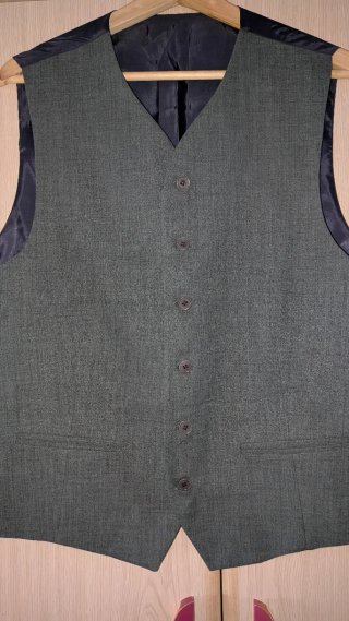 Traje de hombre gris 3 piezas