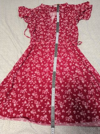 Vestido corto estampado floral