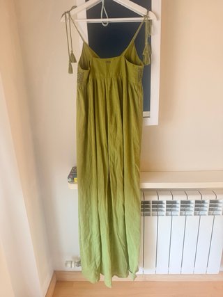 Vestido largo Pepe Jeans verde oliva