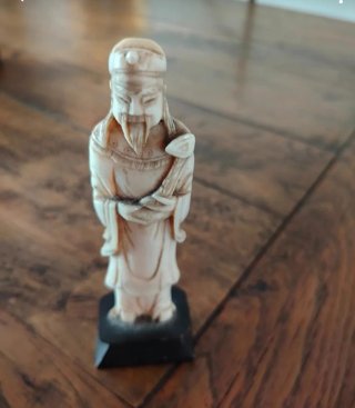 Lotto 4 statuine cinesi resina