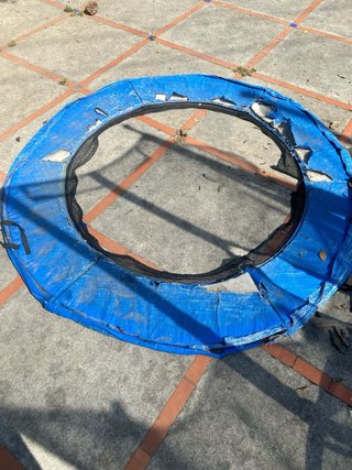 Cama elástica infantil con red de seguridad