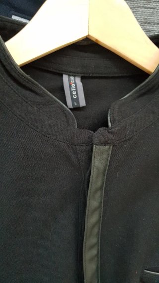 Polo Celio Negro Talla M