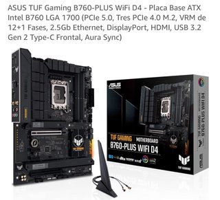 PC Gaming: CPU Intel i7, Placa ASUS B760, Fuente C