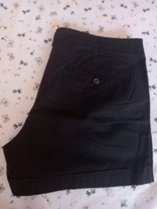 Shorts tipo chino Mango negros