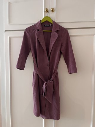 Vestido cruzado Vera Nova rosa