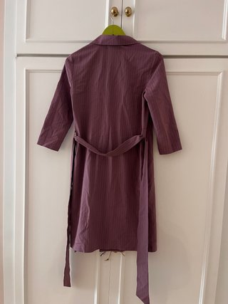Vestido cruzado Vera Nova rosa