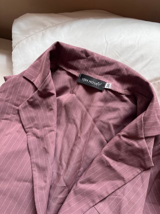 Vestido cruzado Vera Nova rosa