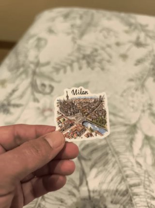 Lote 20 pegatinas de viajes y monumentos
