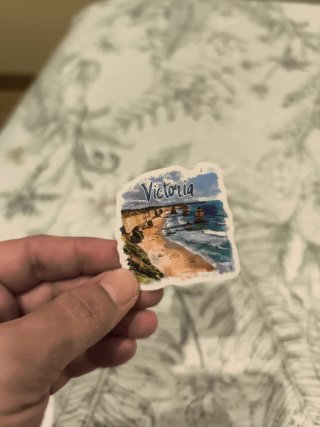 Lote 20 pegatinas de viajes y monumentos