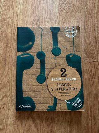 Lengua y literatura, 2 Bachillerato, Operación ...