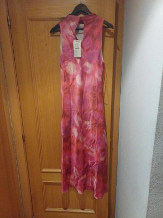 Vestido fiesta floral Zara nuevo talla M