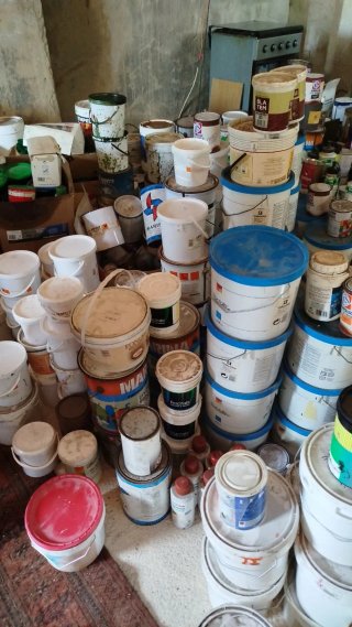 Latas de pintura Valentine y mas marcas barco