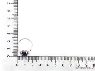 sortija oro 18k con piedra con diamante