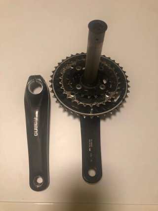 Bielas Shimano triple plato MTB