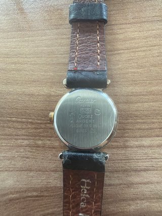 Reloj Must de Cartier Vintage Negro/Dorado