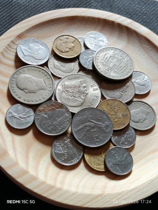 Lote monedas antiguas mixtas europeas