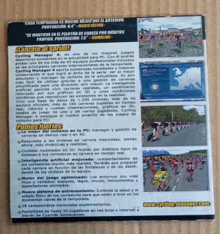 Juego PC CD-ROM Cycling Manager 4