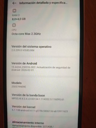 Xiaomi Redmi 15 5G Negro 8/256