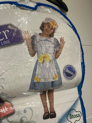 Disfraz niña Silver Line Atosa