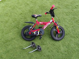 Bicicleta infantil 14 Dino Bikes Roja
