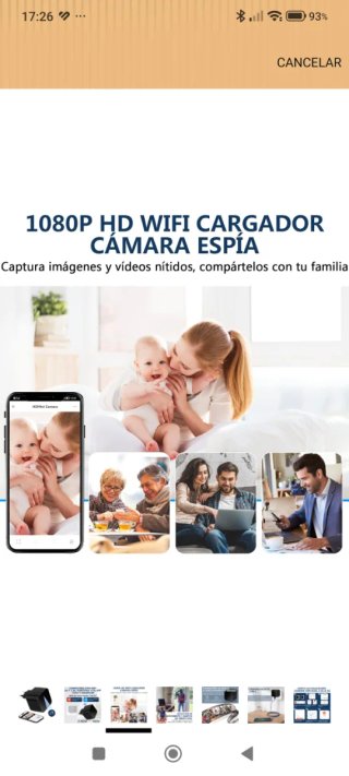 Enchufe Cámara Espía Nueva