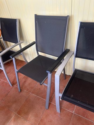 Mesa y 8 sillas terraza 156x93