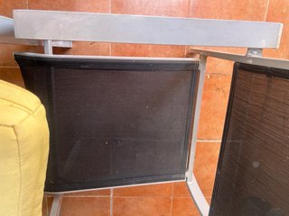 Mesa y 8 sillas terraza 156x93