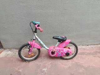 Bicicleta infantil rosa