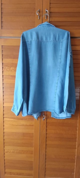 Camisa tejana vaquera azul