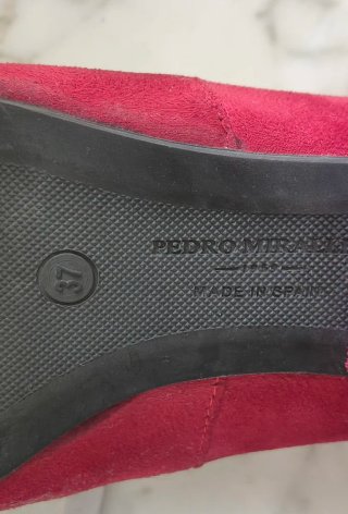 Botas tacón Pedro Miralles rojas