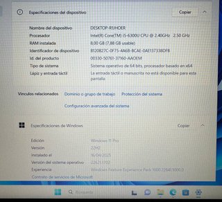 Ordenador portátil HP Elitebook i5