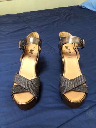 Sandalias Ovye' tacón plataforma madera