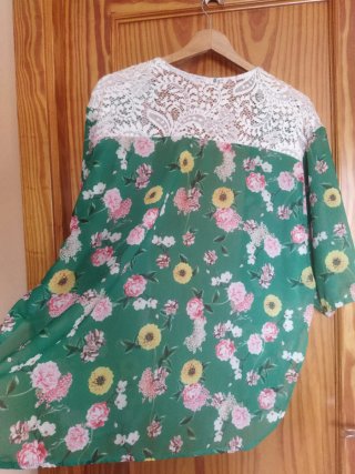 Blusa-Chaqueta floral