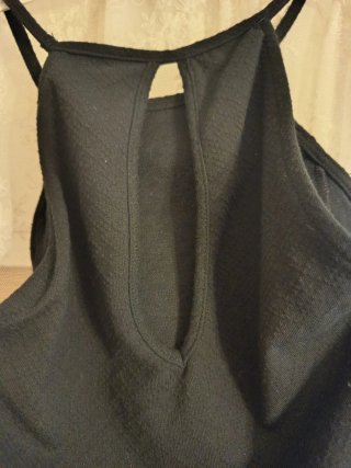 Vestido negro Bershka Talla S