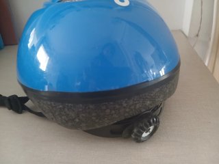 Casco Btwin Azul Talla  Niño 53- 56 cm