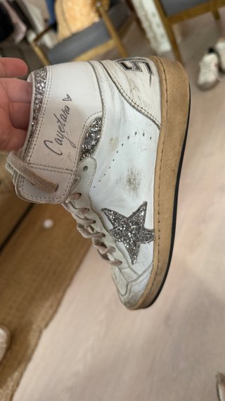 Golden Goose edicion Cayetana Plata y Blanco