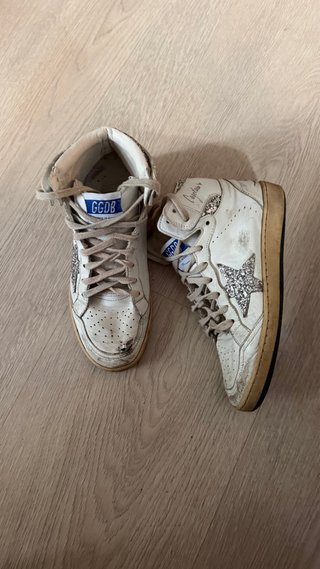 Golden Goose edicion Cayetana Plata y Blanco