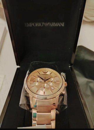 Orologio Emporio Armani Uomo Oro Cronografo