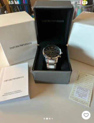 Orologio Emporio Armani Uomo Oro Cronografo