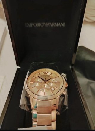 Orologio Emporio Armani Uomo Oro Cronografo