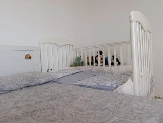 Cuna colecho abatible TRAMA