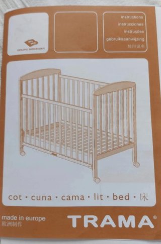 Cuna colecho abatible TRAMA
