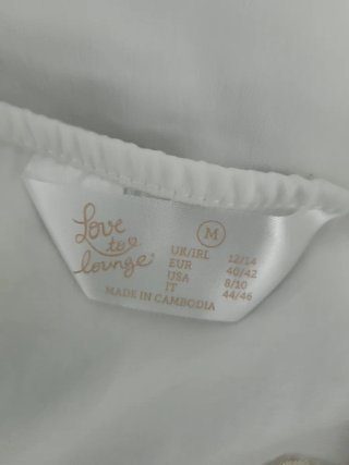 Camiseta Lencera Blanca Encaje