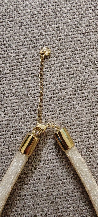 Collana Swarovski Stardust Beige/Oro